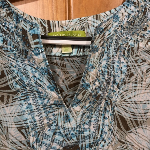 Sigrid Olsen tunic top - Picture 2 of 6